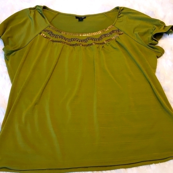 EAST 5th blouse short sleeved size XL - Picture 2 of 5